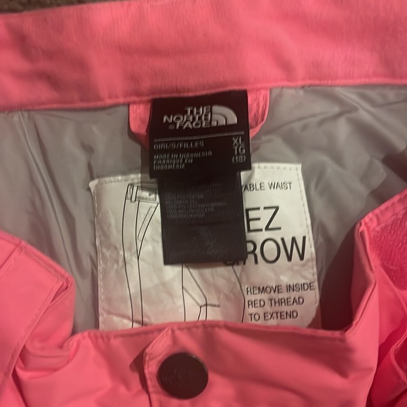 Neon Pink Girls XL (18) North Face Freedom Snow Pants - Picture 3 of 6